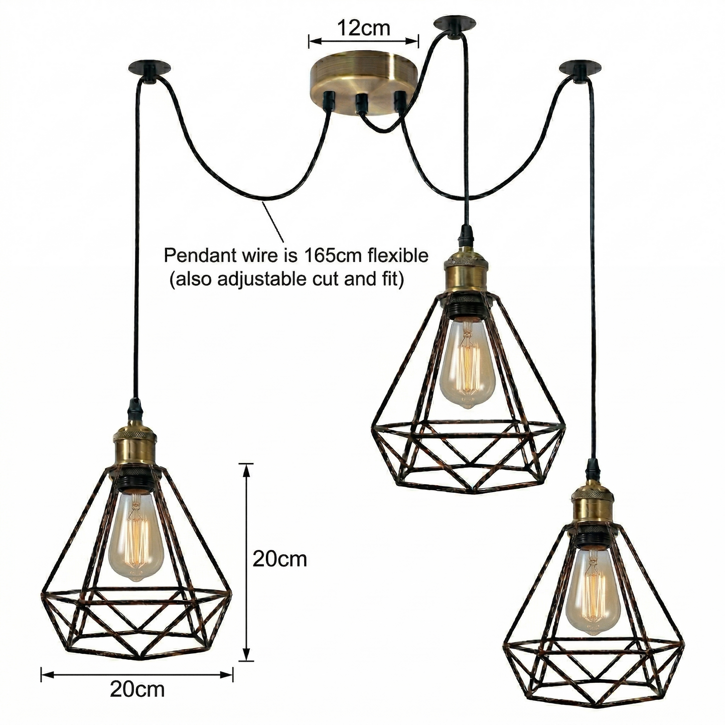 Multiple pendant lights from one fixture ~6756