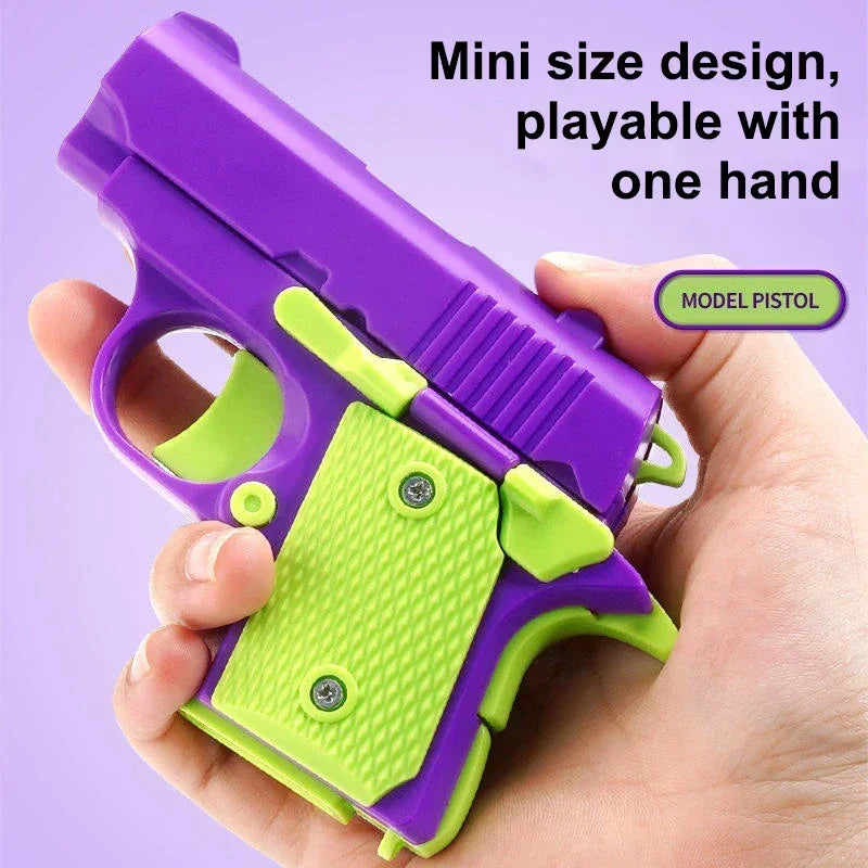 Mini Gravity Printing Toy Gun Fidget Stress Relief