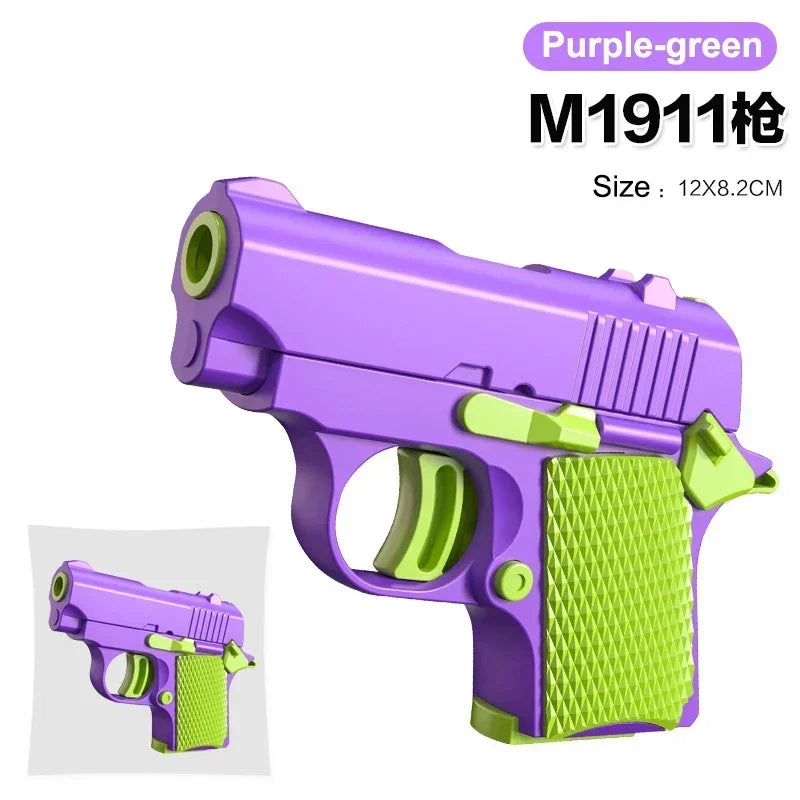 Mini Gravity Printing Toy Gun Fidget Stress Relief
